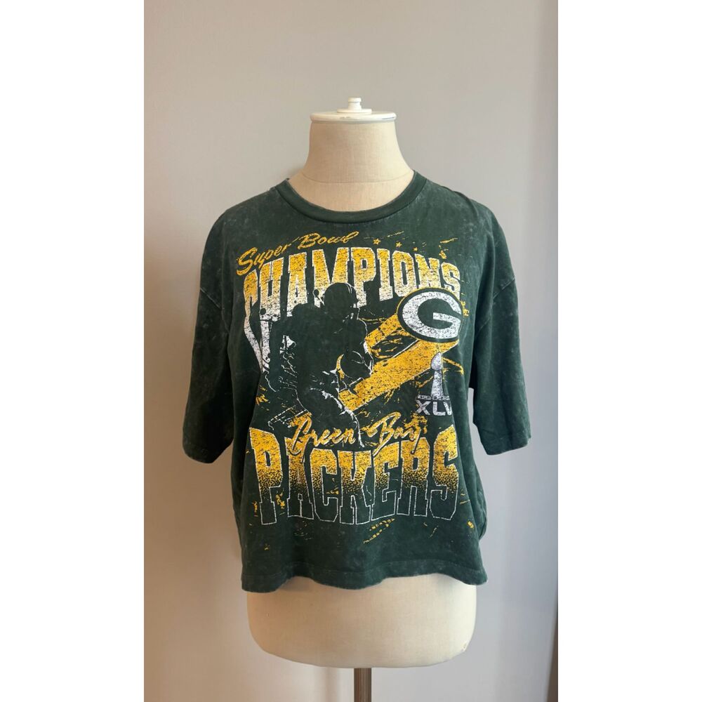 Green Bay Packers Graphic Cropped Tee